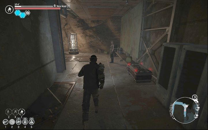 You can find the to give the treasure to below the Exchange. - Side quests in The Slums - Side quests - The Technomancer Game Guide