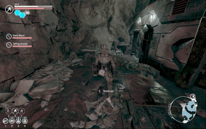 By approaching the unsuspecting enemy from behind you will be able to knock him out. - Sneaking, pickpocketing and locks - General hints - The Technomancer Game Guide
