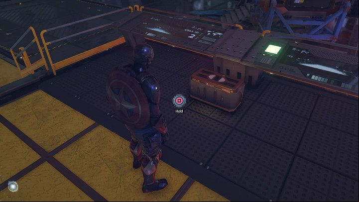 Go to the console on the left and open the equipment chest - Marvels Avengers: By Force of Mind, walkthrough - Gold Coast - Marvels Avengers Guide