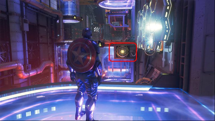 There is a wall on the right side that you can use to reach the other side but it is connected to a high voltage - Marvels Avengers: By Force of Mind, walkthrough - Gold Coast - Marvels Avengers Guide