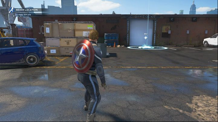 After the fight is over, run across the bridge to the main mission marker - you will reach the Inhumans hideout - Marvels Avengers: Mayhem over Manhattan, walkthrough - Eastern seaboard - Marvels Avengers Guide