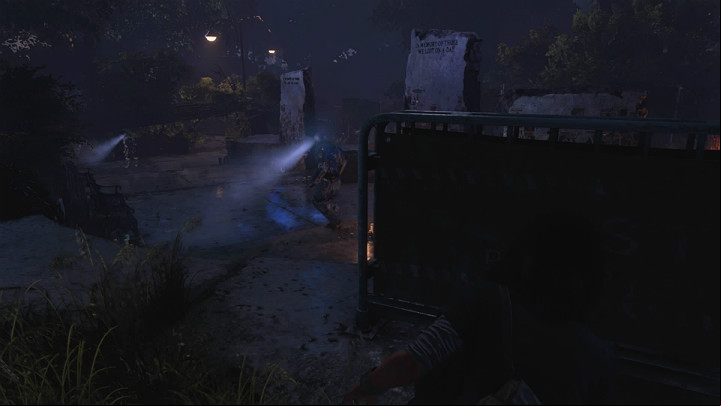 After ing through a wooded alley, you will come across another barrier, this time in front of the Inhumans memorial wall - Marvels Avengers: New normal, walkthrough - Eastern seaboard - Marvels Avengers Guide