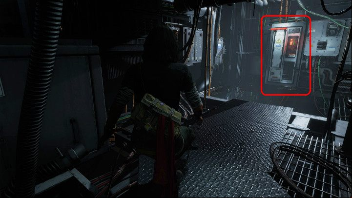 Aim at the red lever, then try to grab it in order to restore power - Marvels Avengers: The road back, walkthrough - Utah Badlands - Marvels Avengers Guide