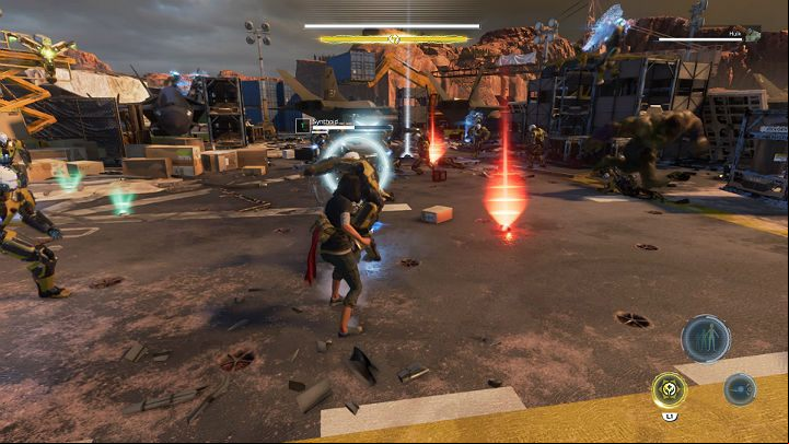 After some time, more enemies will arrive - Marvels Avengers: The road back, walkthrough - Utah Badlands - Marvels Avengers Guide