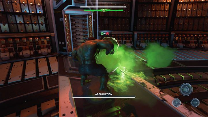Avoid your opponents attacks, activate Rage when you are about to receive damage, and perform counters - Marvels Avengers: Abomination boss - how to beat? Walkthrough - Bosses - Marvels Avengers Guide