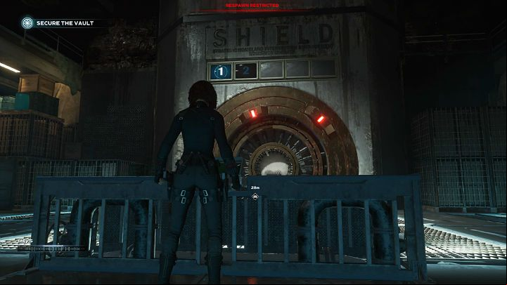 Once youve completed all side objectives, you may go underground and approach the locked vault - Beta Marvels Avengers: Secret vault mission - how to activate/complete? - Basics - Marvels Avengers Guide