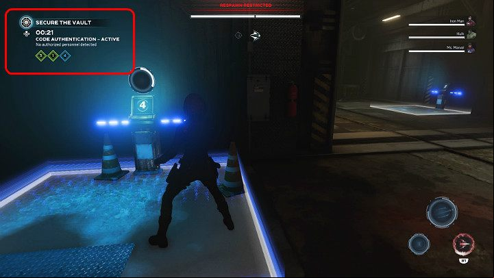 The opening of the SHIELD vault was divided into 3 phases - Beta Marvels Avengers: Secret vault mission - how to activate/complete? - Basics - Marvels Avengers Guide