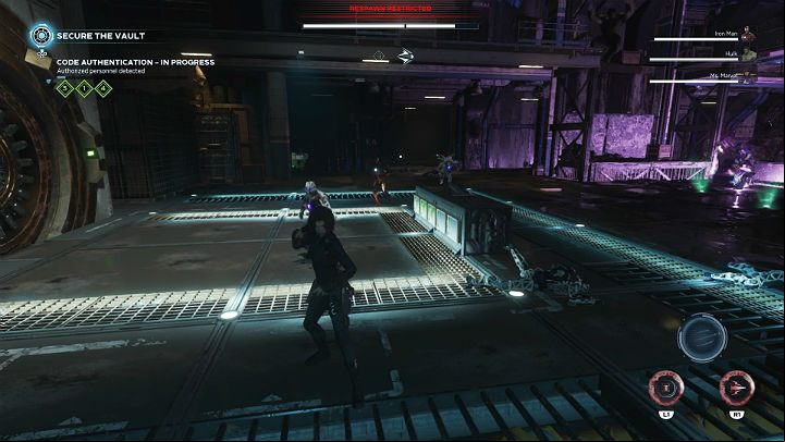 After each completed phase of capturing a terminal, the vault access code authorization phase will begin - Beta Marvels Avengers: Secret vault mission - how to activate/complete? - Basics - Marvels Avengers Guide