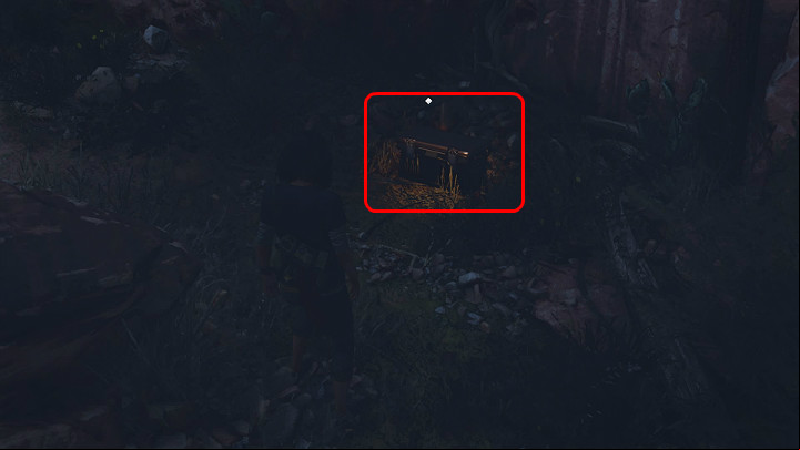 On the right side, under the rock, just right at the corner, youll find one chest with equipment - Marvels Avengers: House Call, walkthrough - Utah Badlands - Marvels Avengers Guide