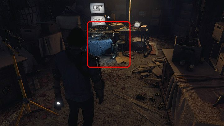 Go back to the earlier room and walk forward, that is, towards the desk with the computers - Marvels Avengers: House Call, walkthrough - Utah Badlands - Marvels Avengers Guide