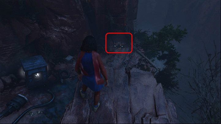 At the very beginning of this task, go straight ahead and instead of jumping over the first crack in the ground, go down - Marvels Avengers: To stand alone, walkthrough - Utah Badlands - Marvels Avengers Guide