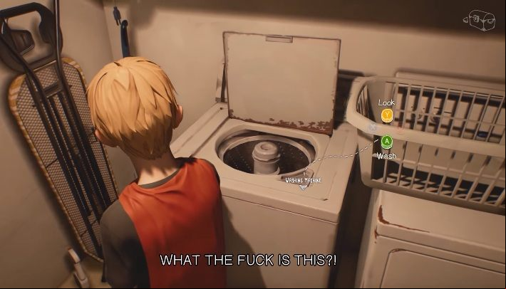 There is a laundry next to the kitchen - Other parts of the house - The Awesome Adventures of Captain Spirit Walkthrough - Walkthrough - The Awesome Adventures of Captain Spirit Game Guide