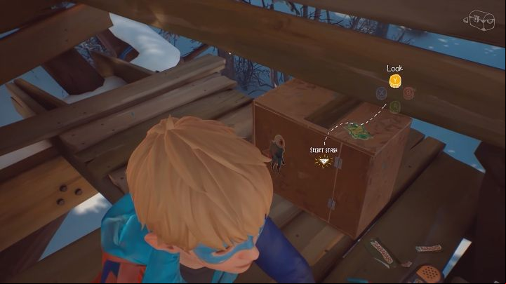 However, you can find a secret slash in the tree house - Garden - The Awesome Adventures of Captain Spirit Walkthrough - Walkthrough - The Awesome Adventures of Captain Spirit Game Guide