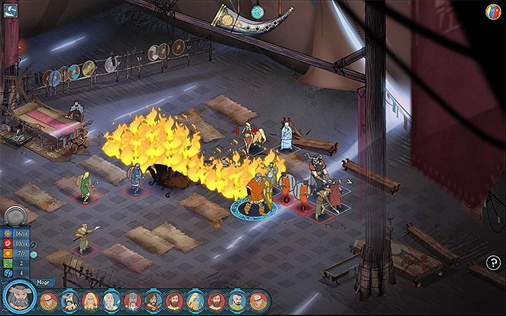 After that Oddleif will attack Ruggas tent - Chapter 16 | Chapters walkthrough for The Banner Saga 3 - Walkthrough - The Banner Saga 3 Game Guide
