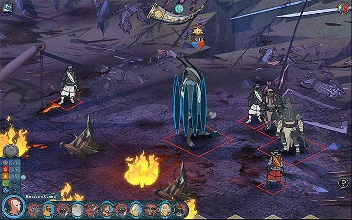 You have to a duel against Ruin and other tormentors - Chapter 18 | Chapters walkthrough for The Banner Saga 3 - Walkthrough - The Banner Saga 3 Game Guide
