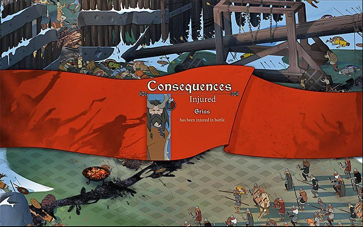 The system of dealing and receiving damage didnt receive any ground-breaking changes - Basic Game Mechanics in The Banner Saga 3 - Game basics - The Banner Saga 3 Game Guide