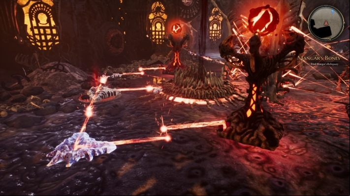 Pick up the Mangars relics - Mangars Bones | The Bards Tale 4 Main Quest Walkthrough - Main Quests - The Bards Tale 4 Game Guide