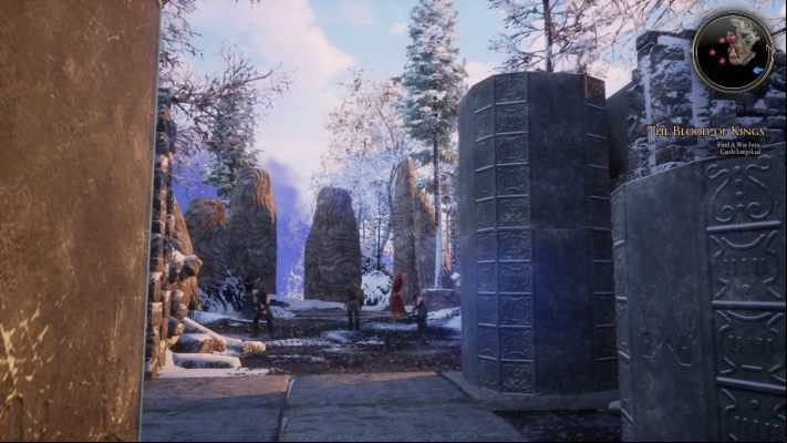 that you will need the tall stones - push the small ones aside - Blood of Kings | The Bards Tale 4 Main Quest Walkthrough - Main Quests - The Bards Tale 4 Game Guide