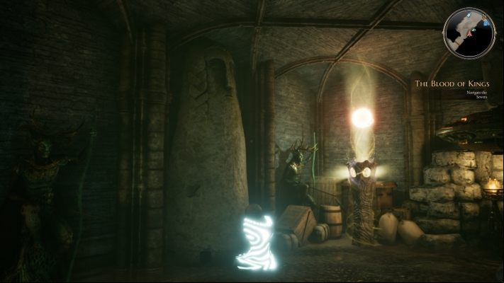 Place the following items in this exact order: an apple, two jars of honey, three bottles of whiskey and four bottles of water - Blood of Kings | The Bards Tale 4 Main Quest Walkthrough - Main Quests - The Bards Tale 4 Game Guide