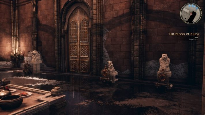 A secret age will open, leading downstairs - Blood of Kings | The Bards Tale 4 Main Quest Walkthrough - Main Quests - The Bards Tale 4 Game Guide