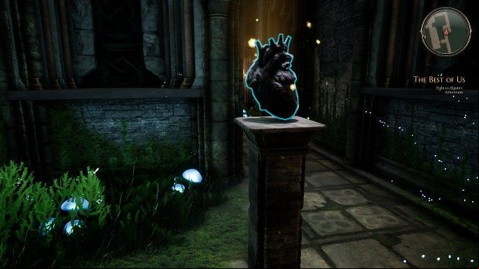 You need to put it into the shrine located to the left of the target door - Shrines | Puzzles in The Bards Tale 4 - Puzzles - The Bards Tale 4 Game Guide
