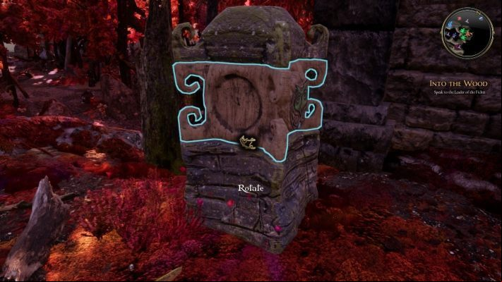 There is another puzzle behind the gate, the solution of which is as follows - Fairies | Puzzles in The Bards Tale 4 - Puzzles - The Bards Tale 4 Game Guide