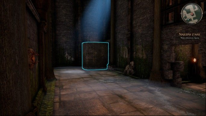 Go through the secret age that opened earlier and push the stone through the bars - Hidden Hand and The Best of Us | The Bards Tale 4 Main Quest Walkthrough - Main Quests - The Bards Tale 4 Game Guide