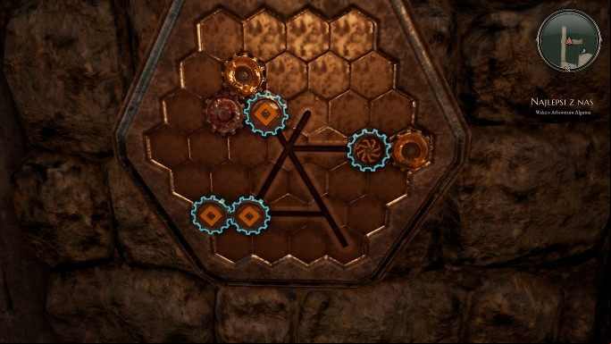 When you move further along the path where there were previously traps you will find a handle which will allow you to use the grappling hook - Hidden Hand and The Best of Us | The Bards Tale 4 Main Quest Walkthrough - Main Quests - The Bards Tale 4 Game Guide