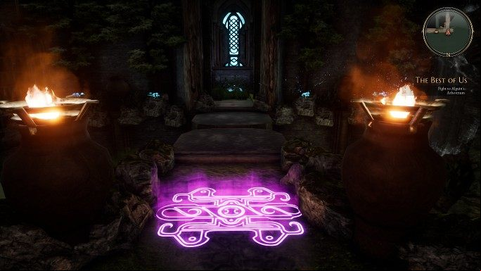 The fourth chamber is a room with stones that breathe fire - Hidden Hand and The Best of Us | The Bards Tale 4 Main Quest Walkthrough - Main Quests - The Bards Tale 4 Game Guide