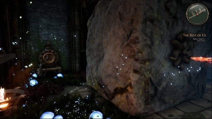 You will see a second mechanism which is controlling the second boulder - Hidden Hand and The Best of Us | The Bards Tale 4 Main Quest Walkthrough - Main Quests - The Bards Tale 4 Game Guide
