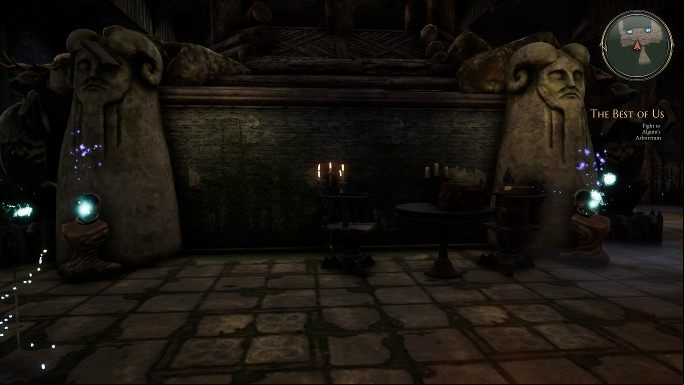 In the area, you will find three books and a totem which will allow you to save the game - Hidden Hand and The Best of Us | The Bards Tale 4 Main Quest Walkthrough - Main Quests - The Bards Tale 4 Game Guide