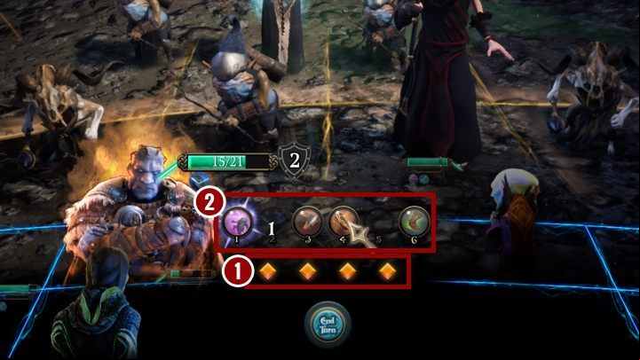All characters move on a grid - Combat in The Bards Tale 4 Game - Basics - The Bards Tale 4 Game Guide