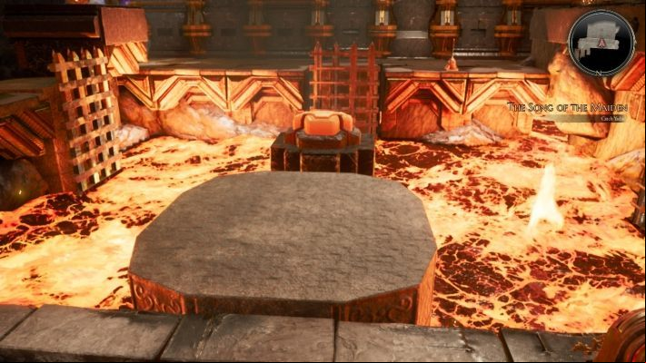 Move the stones in the correct way to reach another button - The Song of the Maiden | The Bards Tale 4 Walkthrough - Main Quests - The Bards Tale 4 Game Guide