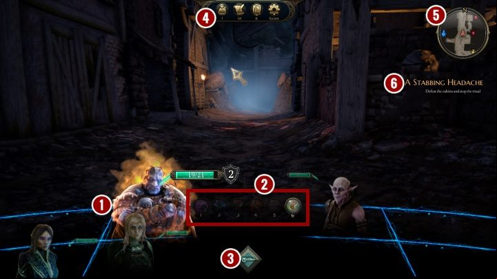 Number - Interface in The Bards Tale 4 Game - Basics - The Bards Tale 4 Game Guide