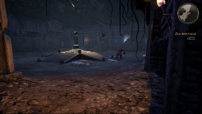 When you get to the door, push the cogwheel with the left mouse button - Bad Reputation | The Bards Tale 4 Main Quest Walkthrough - Main Quests - The Bards Tale 4 Game Guide