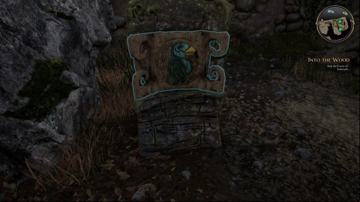 The token to the right, like this - Into the Wood... | The Bards Tale 4 Main Quest Walkthrough - Main Quests - The Bards Tale 4 Game Guide