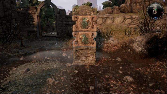 The fairy will then go towards it and stand next to it - Into the Wood... | The Bards Tale 4 Main Quest Walkthrough - Main Quests - The Bards Tale 4 Game Guide