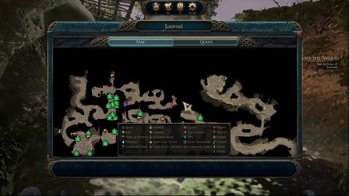 Now go back to this spot - Into the Wood... | The Bards Tale 4 Main Quest Walkthrough - Main Quests - The Bards Tale 4 Game Guide