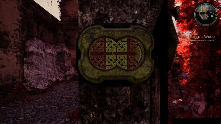 Behind the door, theres another puzzle - Into the Wood... | The Bards Tale 4 Main Quest Walkthrough - Main Quests - The Bards Tale 4 Game Guide