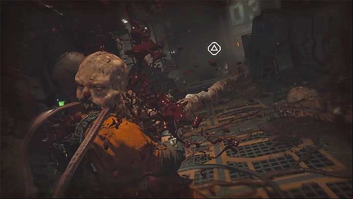 Get past the hanging corpse and reach Maintenance Lift C108 - Callisto Protocol: Aftermath - Walkthrough - The Callisto Protocol Guide