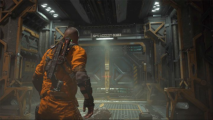 Take the Fuse, travel to the place where you've found it, and only then use it to open SHU Access D303 - Callisto Protocol: Aftermath - Walkthrough - The Callisto Protocol Guide