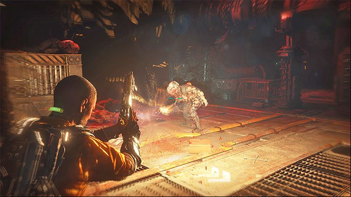 After the GRP's energy is depleted, finish up with firearms - Callisto Protocol: Aftermath - Walkthrough - The Callisto Protocol Guide