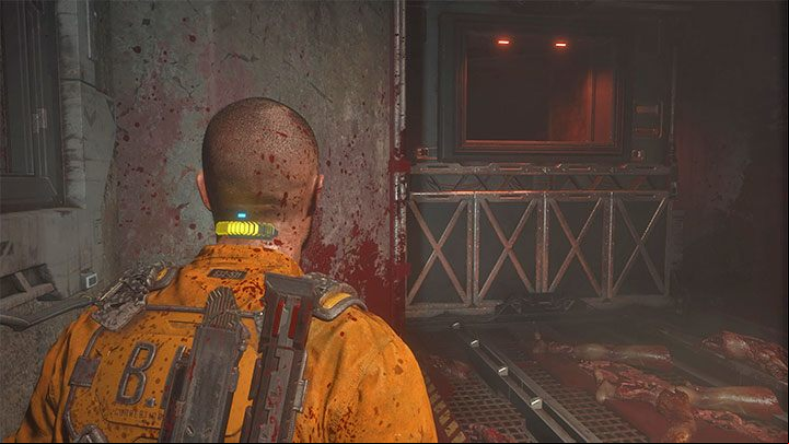 The path will lead you to a corridor with a bladed trap - Callisto Protocol: Aftermath - Walkthrough - The Callisto Protocol Guide