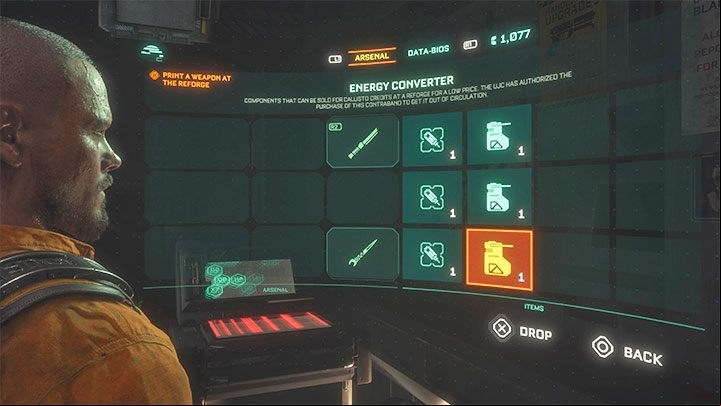 Inventory in the game is divided into 2 parts - Callisto Protocol: How to increase Jacobs inventory to 12 slots? - FAQ - The Callisto Protocol Guide