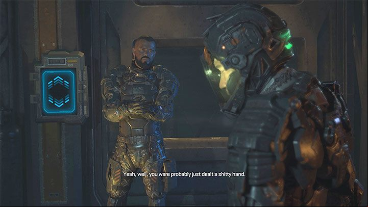 At the end of chapter 3 (Habitat) you will find the security armor - Callisto Protocol: How to increase Jacobs inventory to 12 slots? - FAQ - The Callisto Protocol Guide