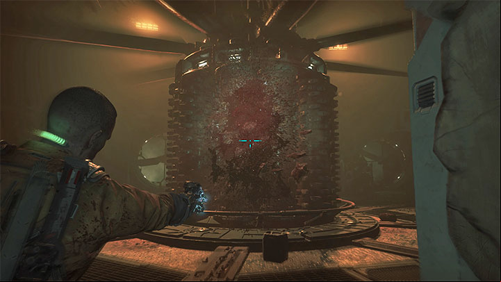 You will approach a group of enemies and running machines - Callisto Protocol: Habitat - Walkthrough - The Callisto Protocol Guide
