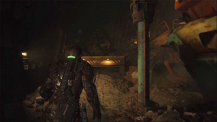 The third switch (B3) is upstairs and you can find your way to it thanks to arrows pointing you in the right direction (screenshot) - Callisto Protocol: Below - Walkthrough - The Callisto Protocol Guide