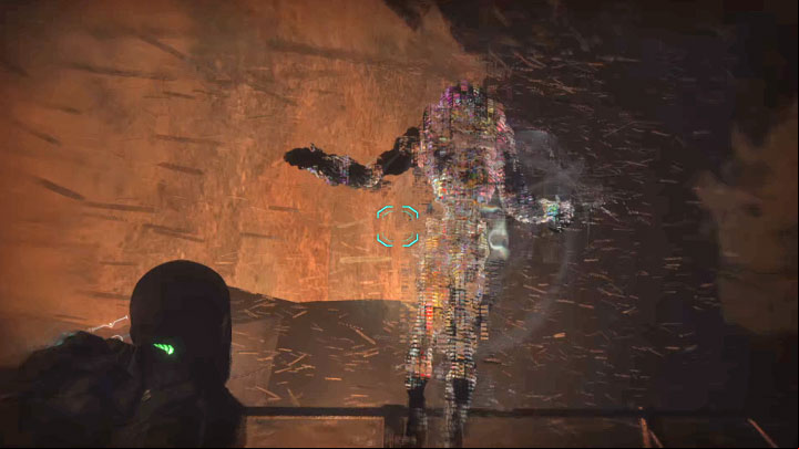 Soon after starting the climb, the platform will be attacked by groups of monsters - Callisto Protocol: Below - Walkthrough - The Callisto Protocol Guide