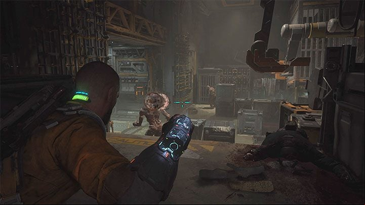 Soon after you start exploring the basement, you will find a locked D3 Basement age - you will have to return here soon - Callisto Protocol: Skunk Gun schematic - secrets, collectibles - Schematics - The Callisto Protocol Guide