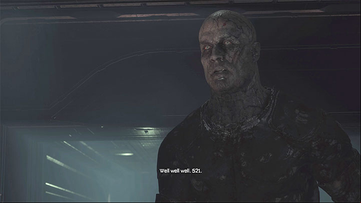 The mutated Captain Ferris is the first enemy that you will have to face - Callisto Protocol: How to kill Alpha, the final boss? - FAQ - The Callisto Protocol Guide